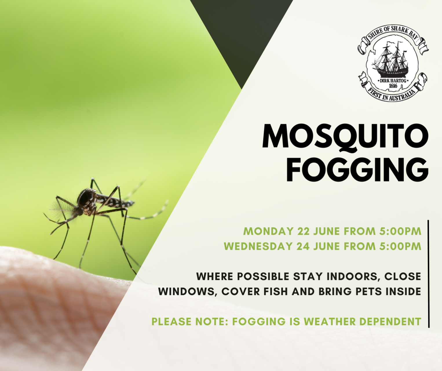 Public Notice: Mosquito Fogging