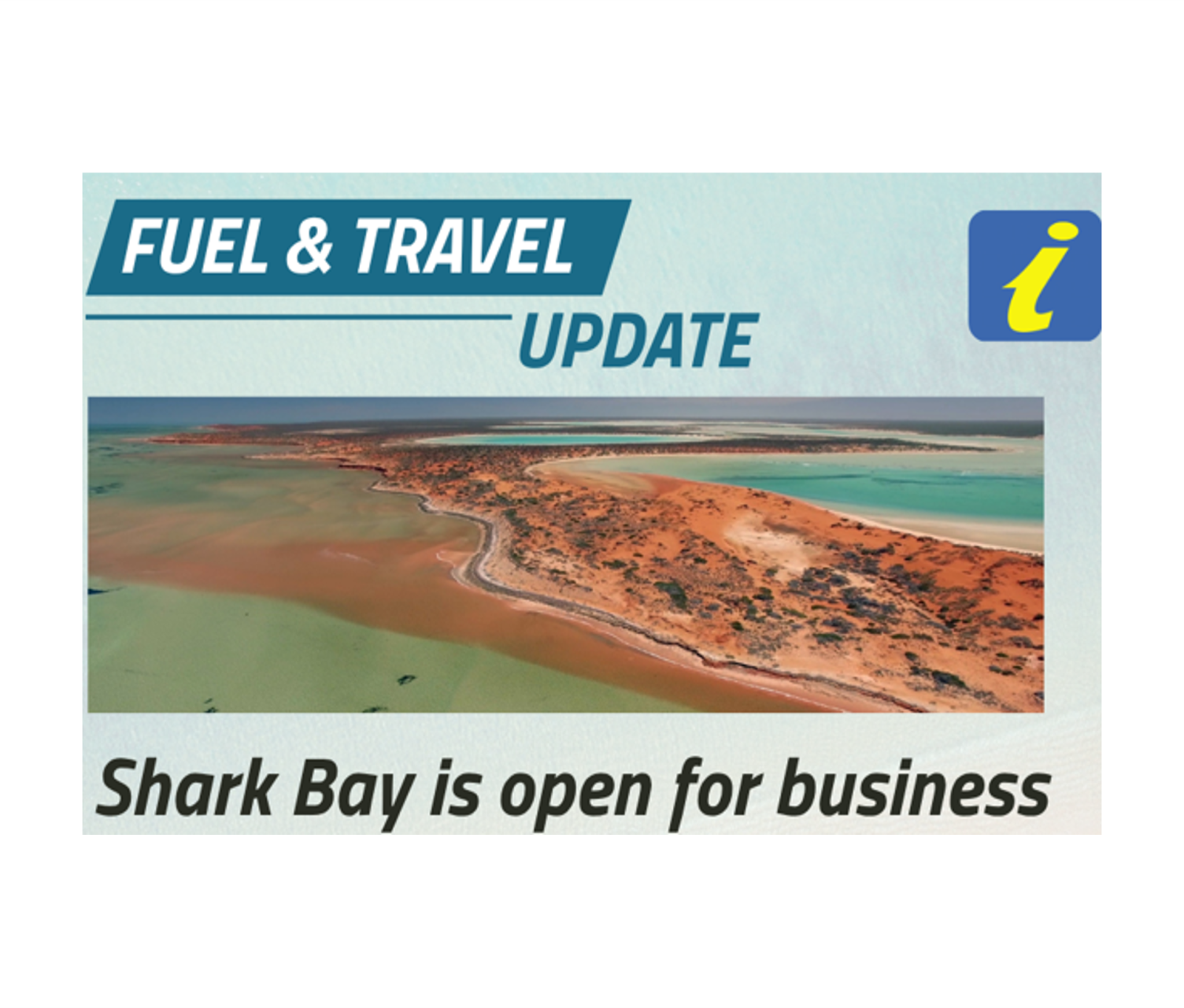 Shark Bay is Open for Business
