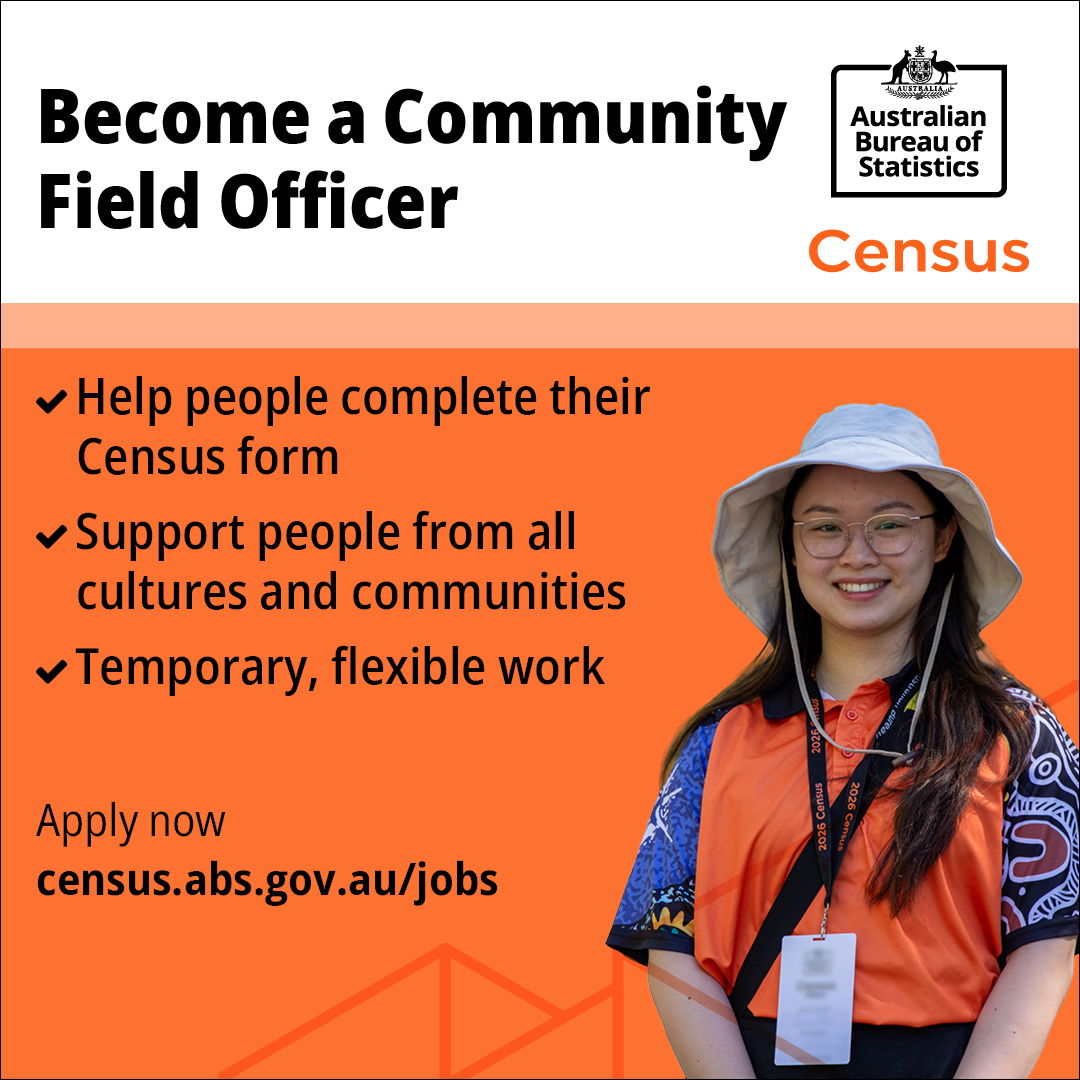 ABS Seeking Shark Bay Community Field Officers for 2026 Census